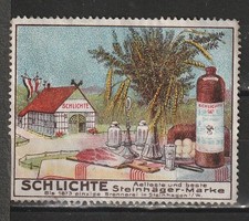 Reklamemarke SCHLICHTE Steinhäger, Steinhagen