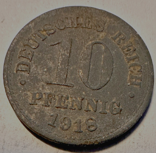 Deutsches reich pfennig - 10,