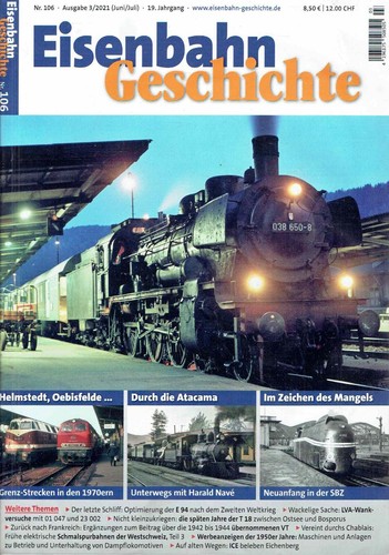 Eisenbahn geschichte 2021 - geschichte, 2021/3