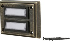 Klingel-Taster 2-fach Aufputz