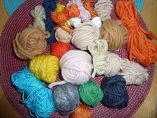 Wollreste 1100g Restewolle verschiedene Wollstärken