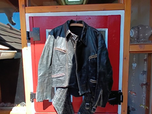 Motorrad lederjacke 50er jahre - 50er,
