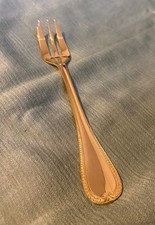 Christofle Malmaison Kuchengabel vergoldet 16 cm - Top Zustand