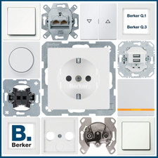 Berker 3 polarweiß samt - q.3,