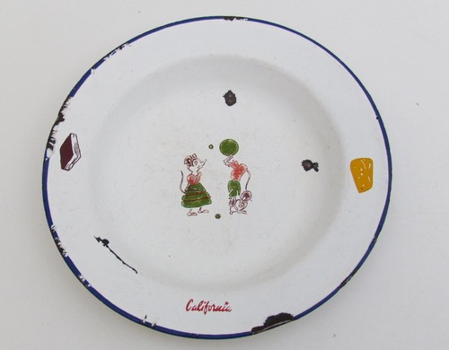 Alte emaille kinder - kinder, teller
