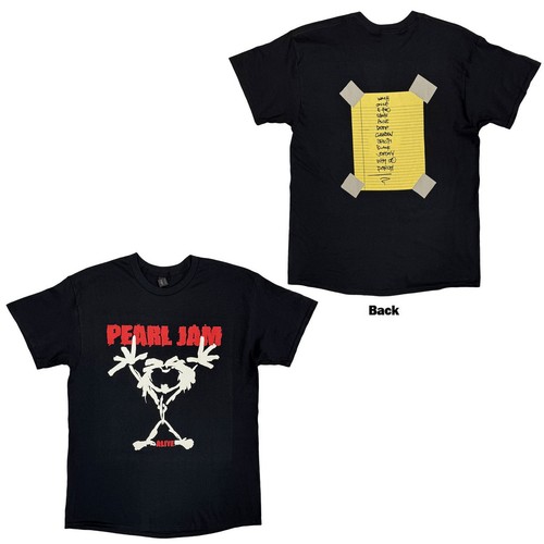 Pearl jam stickman t shirt - jam,