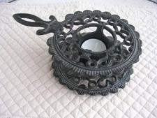 STÖVCHEN - Gusseisen mit Griff / Warmhalteplatte / Nostalgie Landhausstil