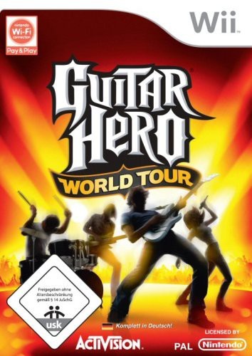 Nintendo wii spiel guitar - nintendo,