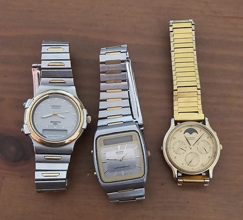 Seiko quarzwerk - 3x,