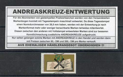 Bund 1054 andreaskreuz - bund, nr.1054