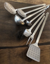 Vintage Edelstahl FISSLER Küchenutensil Set Coronal 18/10