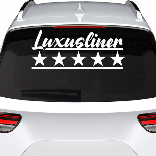 Luxusliner aufkleber sterne - luxusliner,