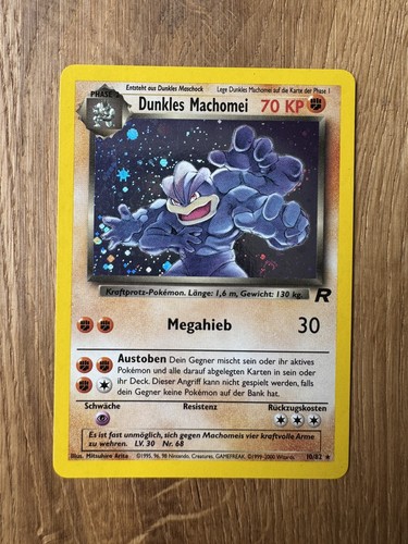 Pokemon dunkles machomei holo - machomei,