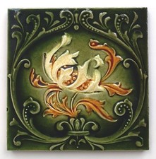 Jugendstil Kachel Fliese Tile