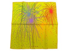 NEU HERMES GAVROCHE SCHAL FUNKENREGEN SEIDE KARIERT 45 CM SEIDE SCARF 240€