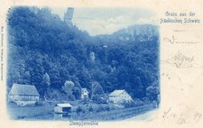 Ak  Stempfermühle  b.Gößweinstein Forchheim  1899