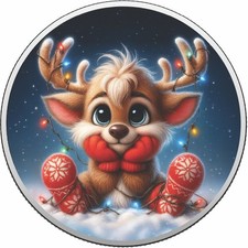  Little Reindeer Magic 1oz Fine Silver Coloured Coin