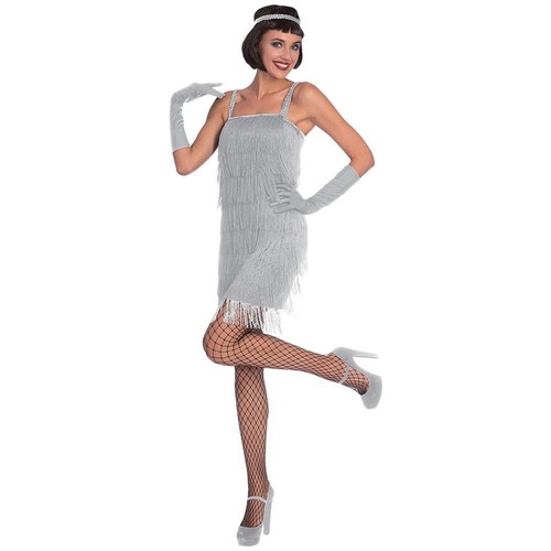 20er jahre silver flapper - jahre,