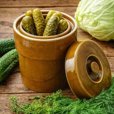 Sauerkrauttopf keramikfass - sauerkrauttopf,