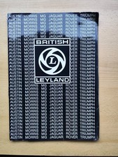 Alte Info Presse Mappe British Leyland Austin MG Jaguar Rover TriumphOhne Inhalt