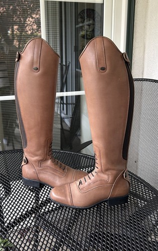 Reitstiefel echtleder - reitstiefel, 38