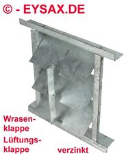 Wrasenklappe, Lüftungsklappe, verzinkt, drei Klappen durch Bügel verstellbar