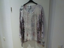 Body Needs Trendige Damen Tunika Rosa mit Weißen Häkeleinsatz Gr. 44 Neu 