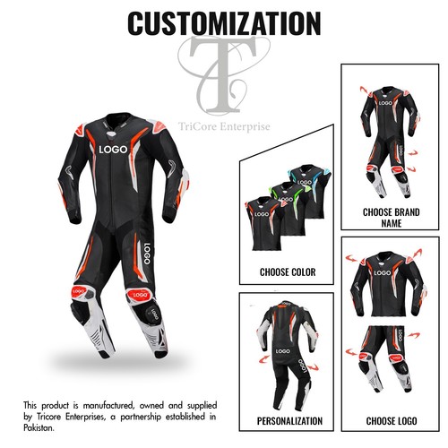 Men leather motorcycle racing - leather,