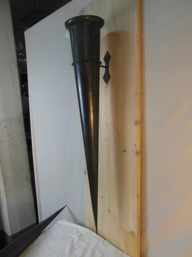 Wandlampe fackel schmiedeeisen - wandlampe,