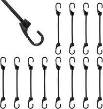 12 Stück Kurz Spanngummi Mit