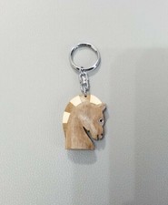 Altbestand - Schlüsselanhänger - Pferdekopf  - aus Holz  