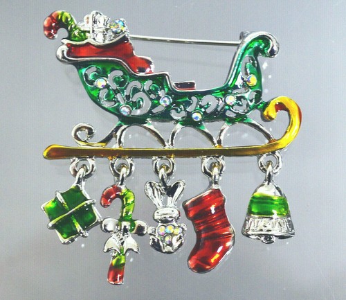 Weihnachtsbrosche als
