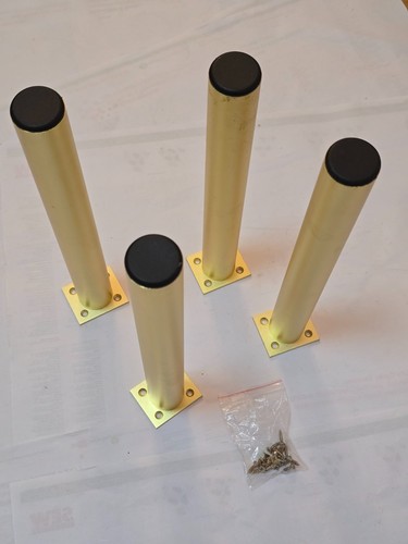 Möbelbeine metall gold 35 - 4x,