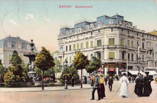 Aachen 1907 kaiserplatz mit - 1907,