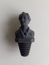 Goethe Büste Flaschenstöpsel Silikon Stopper von Moses Weinflasche Wasserflasche