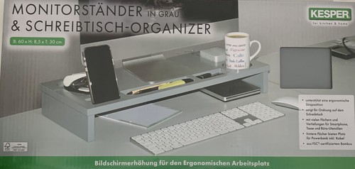 Kesper monitorständer grau - kesper,