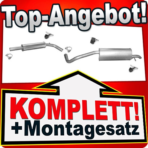 Auspuff für skoda fabia 4 - skoda, 1.4