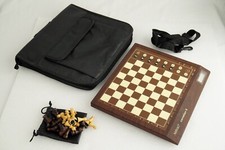 Novag Carnelian II (1024) Chess Board Game with All Figures + Carrying Case