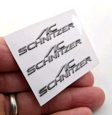 3 X Schnitzer Schriftzug Logo