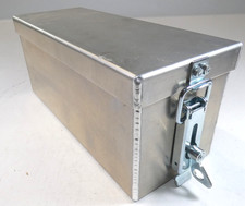 ALU Behälter | Abschließbar | Sonderanfertigung | 29,5 x 11,5 x 13 cm