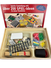 Spiele-Sammlung Holzkiste |