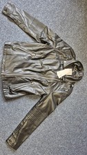 Jacke Kunstlederjacke schwarz