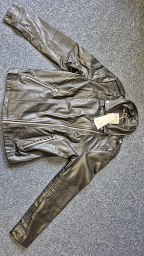 Jacke kunstlederjacke schwarz - kunstlederjacke,