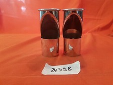 2x Auspuffblende Chrom