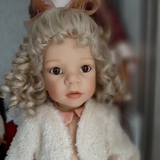  Künstlerpuppe "Noelle " Elisabeth Lindner., inkl. Zertifikat. Götz 