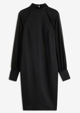 Midikleid mit Cutouts Gr. 44/46 Schwarz Midi-Abend-Party-Cocktailkleid Neu