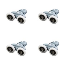 4 Stück Duschkabinenrolle Duschtür Rolle Glastürrolle Rolle für Schiebetür