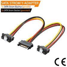 SATA Y Stromkabel Adapter