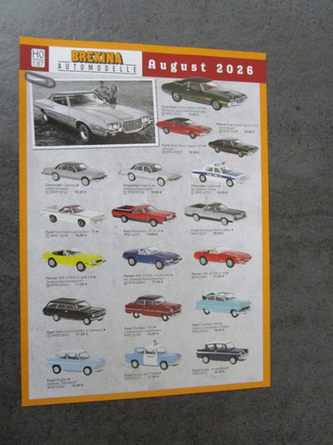 Brekina prospekte august 2026 - brekina,