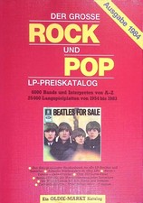 Das Grosse Rock und Pop LP-Preiskatalog. Ein Oldie-Markt Katalog. Goldmann, Fran